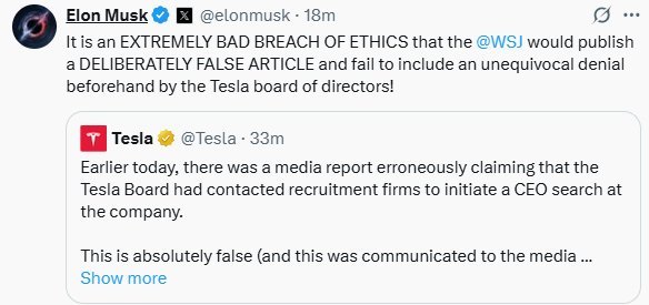 马斯克(Musk)对特斯拉(Tesla)改变了教练感到