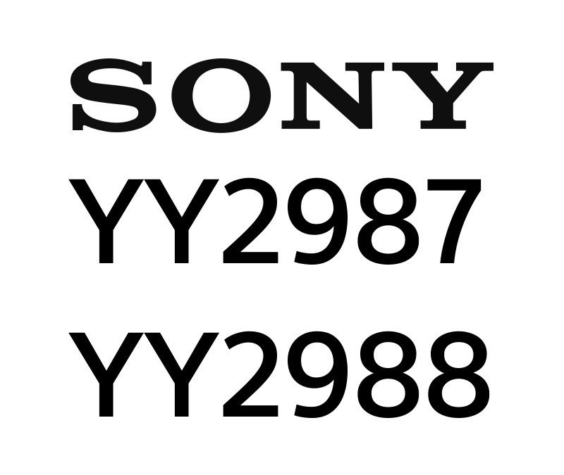 Sony YY2987耳机，YY2988无线适配器认证