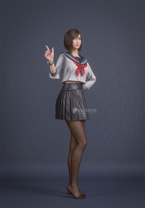 3D地区大师发布“最终幻想7:重生”美丽的图片: