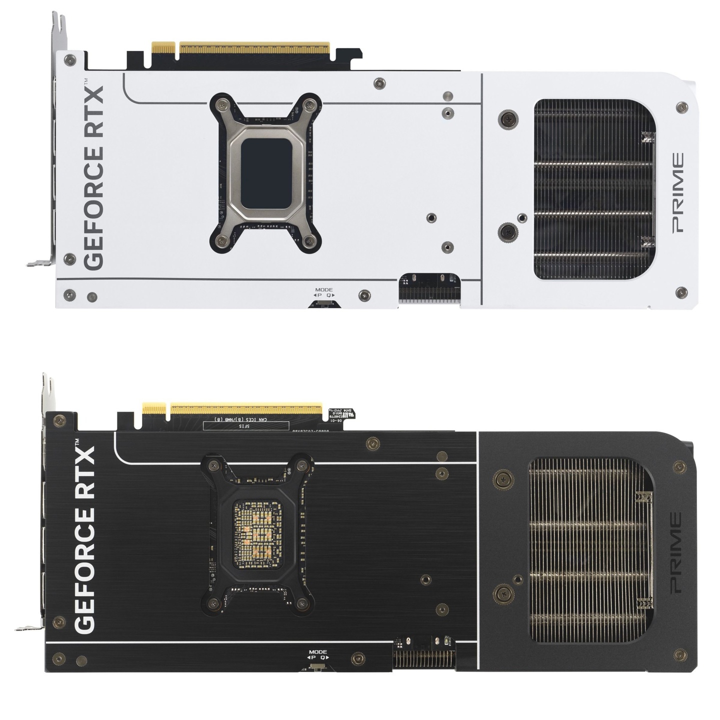 ▲ 双版本 Prime GeForce RTX 5070 对比