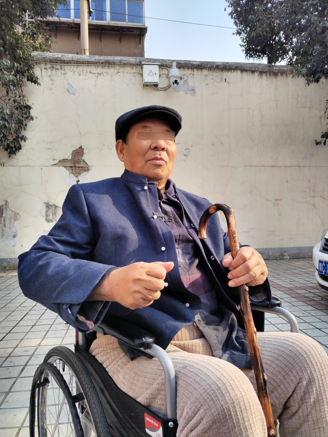 ▲2024年，韦全接受红星新闻记者采访时的状态 受访者供图