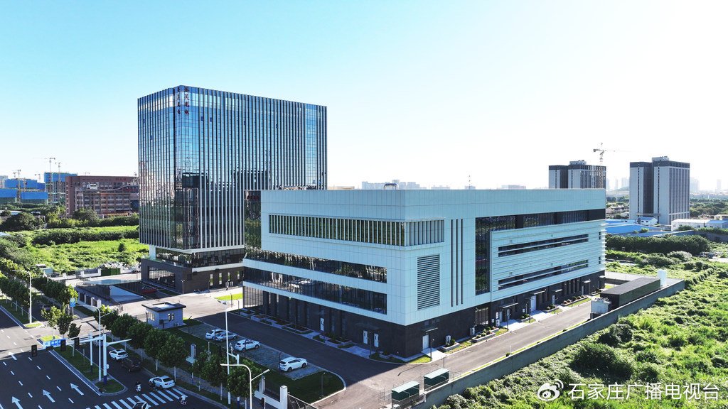 4月29日拍摄的河北圣昊光电科技有限公司外景。圣昊光电供图