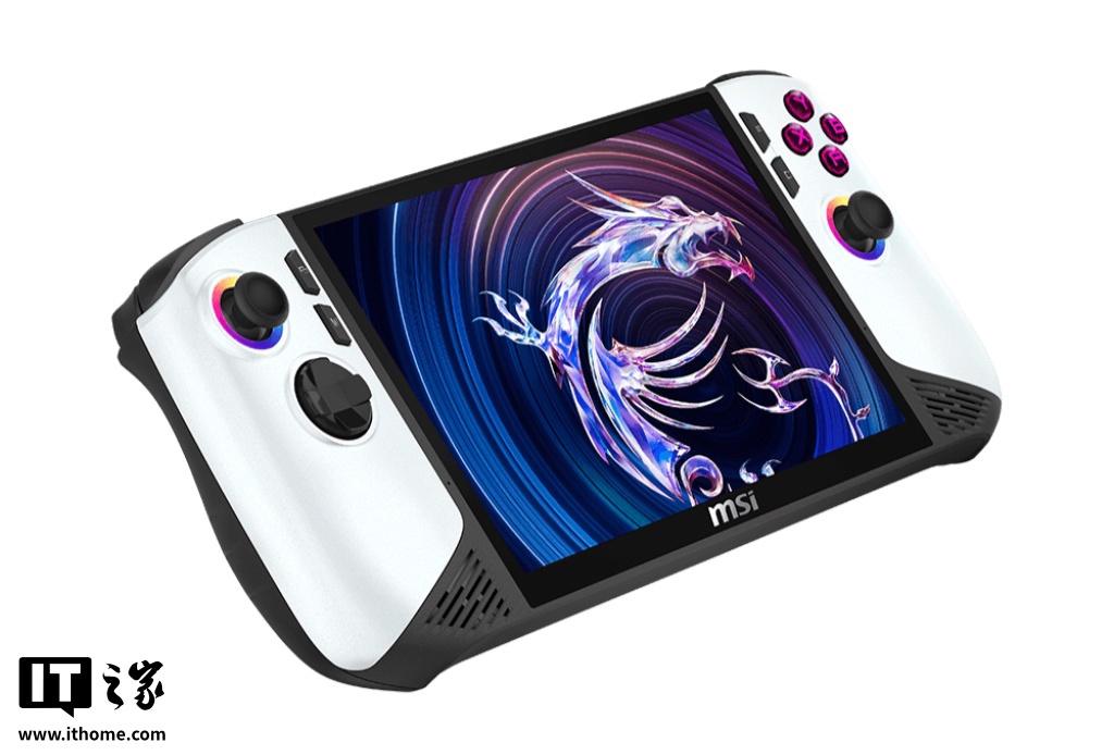 ▲ 微星 Claw 8 AI+“极地风暴版”