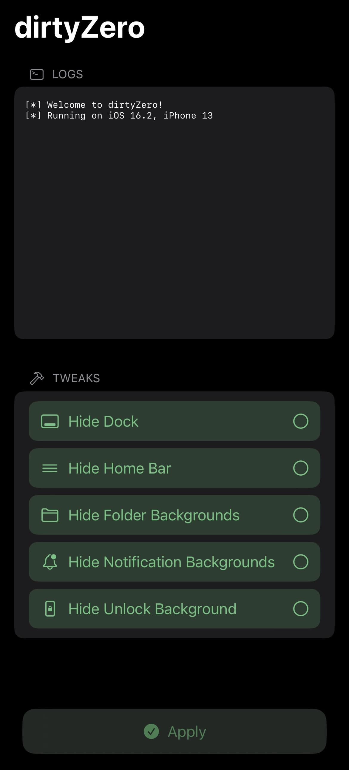 开发者利用iOS 16~18 内核漏洞开发新工具：无需越狱iPhone，实现隐藏Dock、透明通知等效果