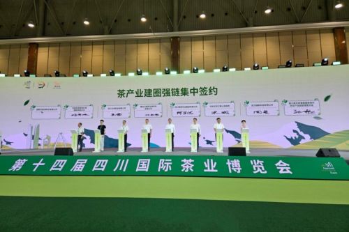 ▲右二为四川珈和科技有限公司负责人周星代表武汉珈和科技上台签约