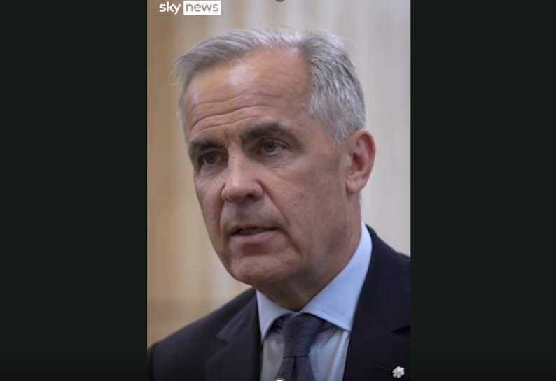 卡尼近日接受英国天空新闻网采访。图为采访视频截图