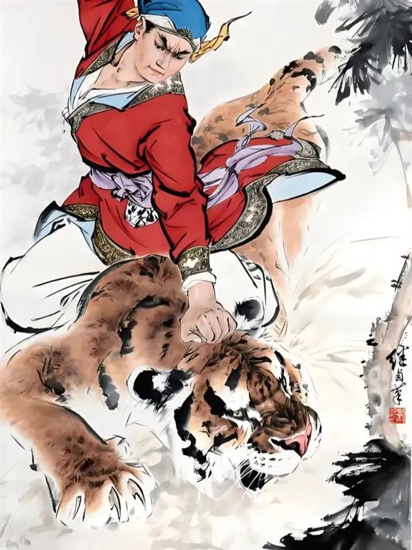 △ 武松打虎利用的是老虎的应激反应，而不是欺诈行为