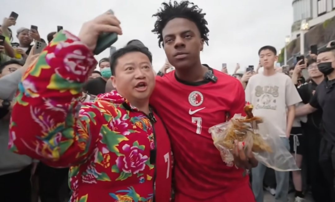 林江（左）和“甲亢哥”（右）（图/视频截图）