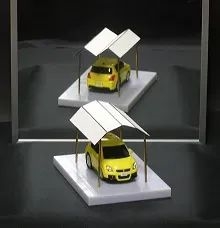 图 1：平面反射镜成像[1]