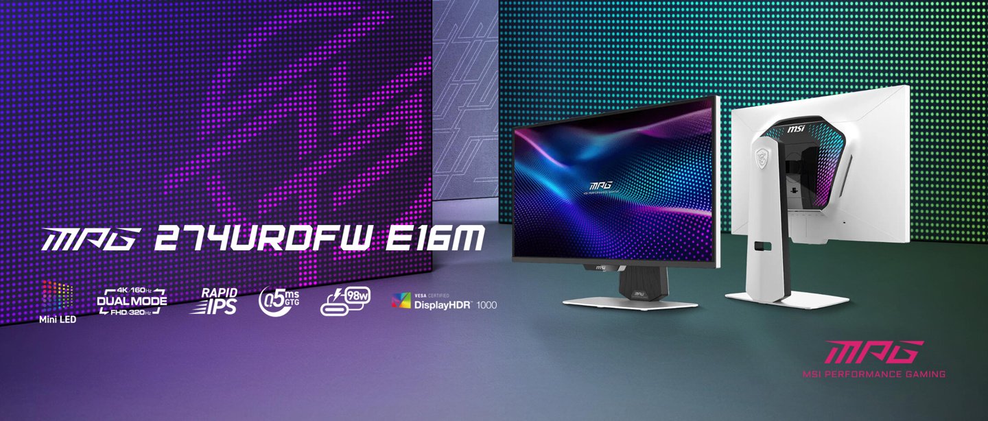 MSIMPG 274URDFW E16M˫ģʽϷ27ӢMini LED32