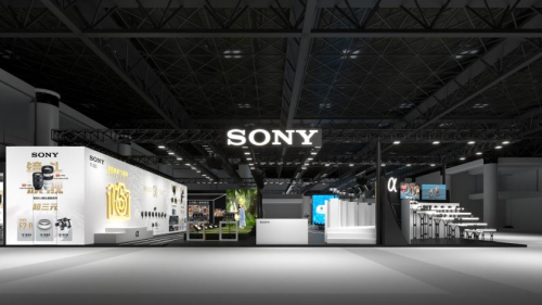 索尼展台
