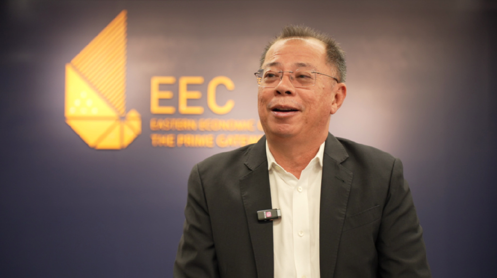 深圳卫视直新闻专访泰国“东部经济走廊”办公室秘书长朱拉·苏克马诺普