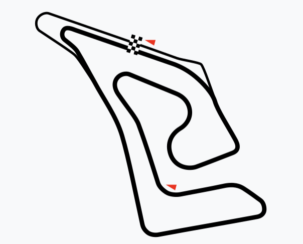 ▲ 上海天马赛车场赛道示意图，图源维基百科