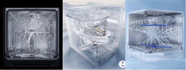 各种喷淋方式，图片截取自网店页面