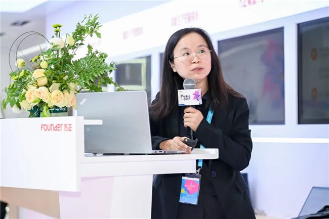 ▲方正印捷业务生态系统部产品经理 陈晴