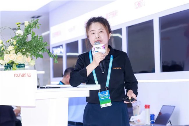 ▲方正印捷业务生态系统部产品经理 姜旭辉