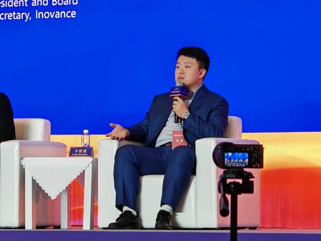 乐聚机器人董事长冷晓琨（图片来源：每经记者 孔泽思 摄）