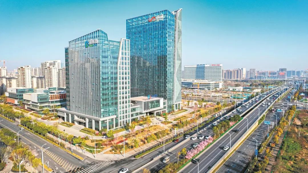 合肥市包河区科大硅谷中国视界园区俯瞰图。本报通讯员 马二虎 摄