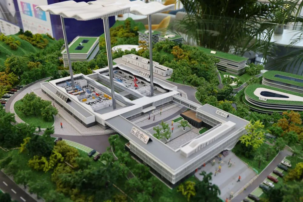 ▲ 先进阿秒激光设施（东莞部分）沙盘