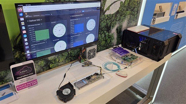 Kioxia SSD光学接口可视化