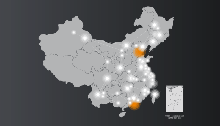 作业能力及客户遍布各省市，已成功服务多家 头部企业