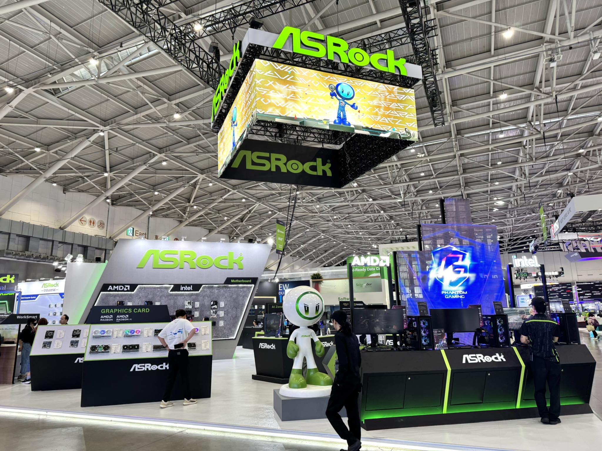 ▲ 华擎 2025 台北国际电脑展展位总览