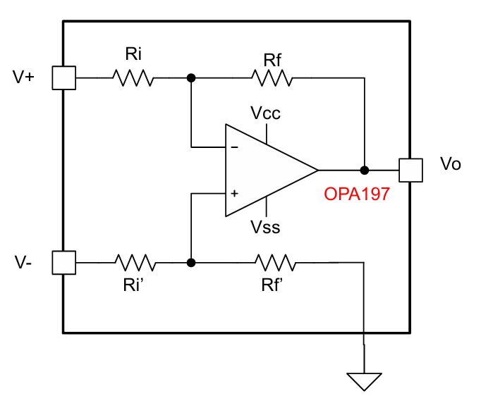 图 6：分立式差分放大器拓扑