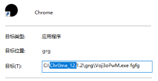 图 6 伪装的 Chrome 快捷方式