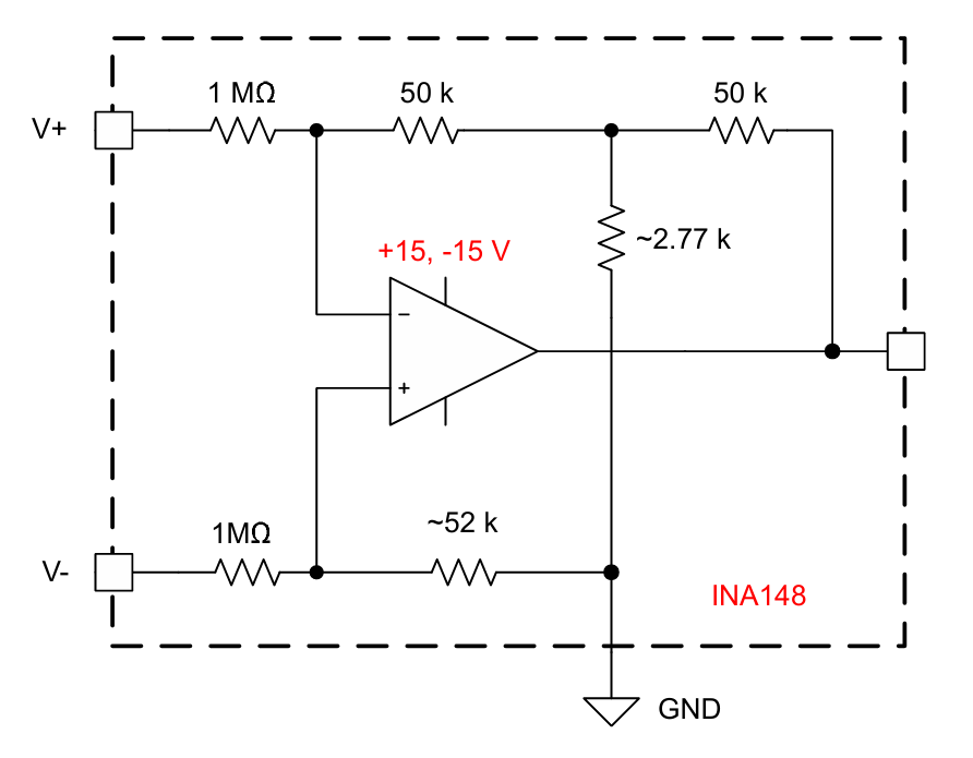 图 7：集成式差分放大器
