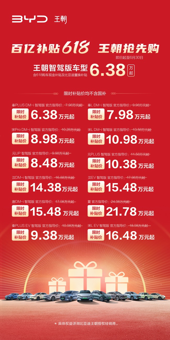 图片来源：比亚迪王朝小程序