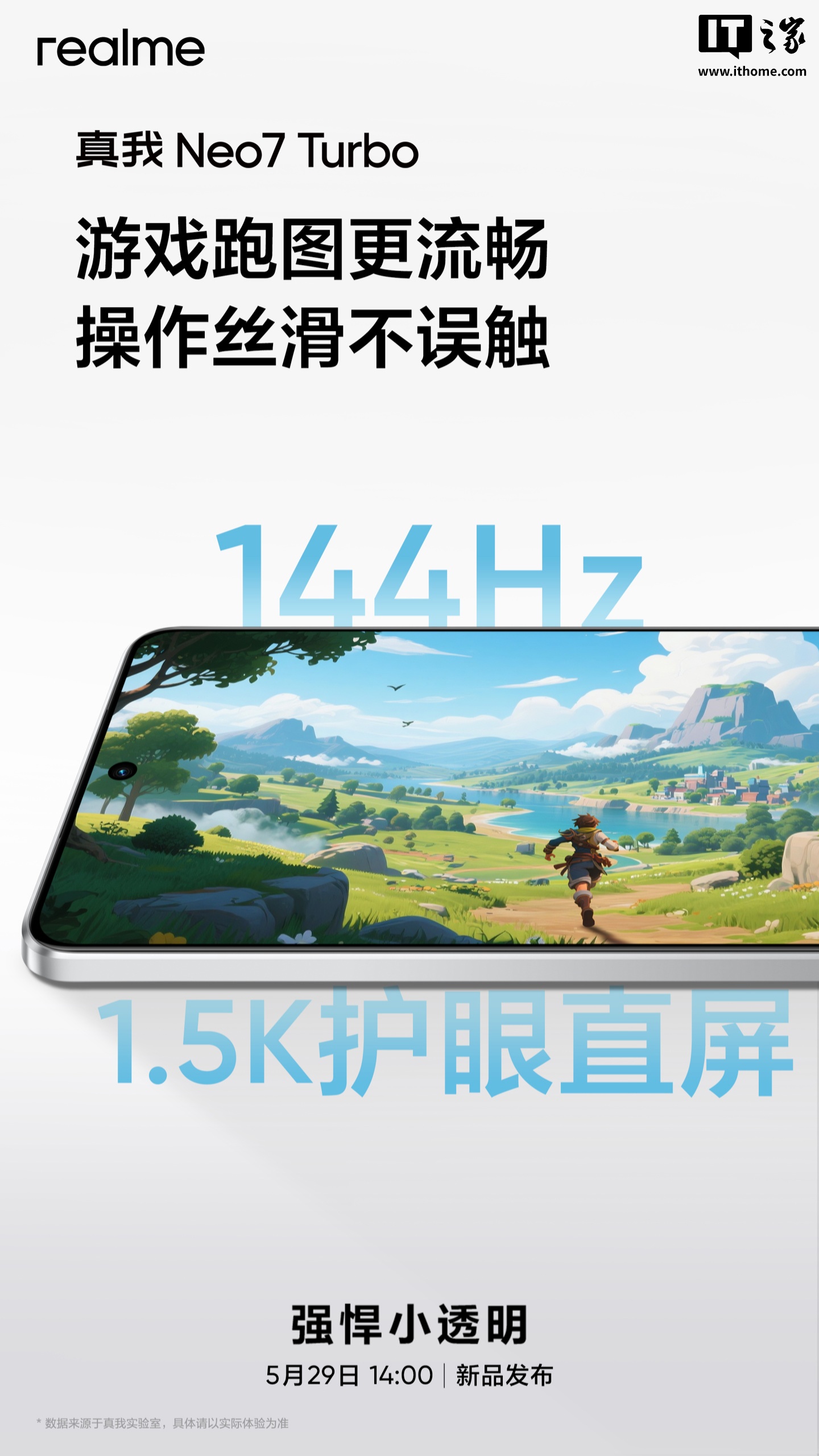 Realme Neo7 Turbo绰1.5K 144Hzֱ۱Ļ529Ƴ