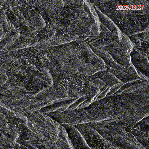 ▲ 大方县及周边山体滑坡受灾前后陆地探测一号 A 星图像对比图