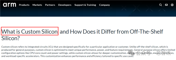 △图片开始：https://www.arm.com/glossary/custom-silicon