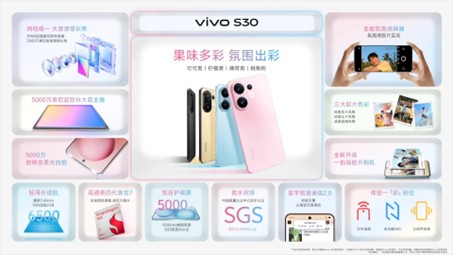 一个小的彩色屏幕发出了vivos30系列已正式推出的
