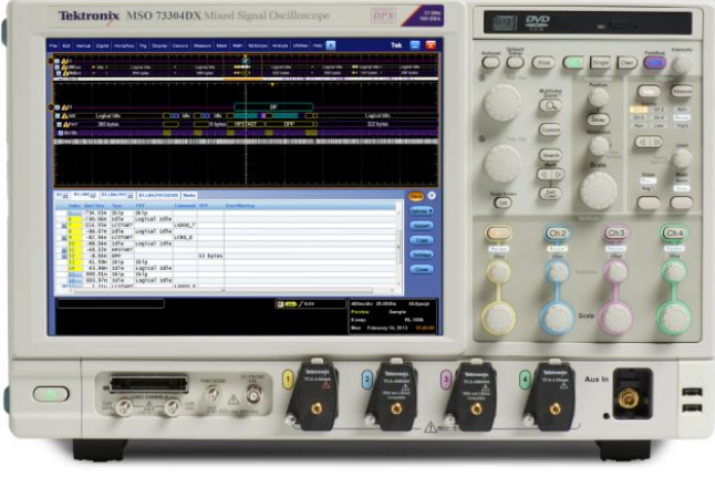 图5 MSO5X/6X示波器，DPO70K示波器