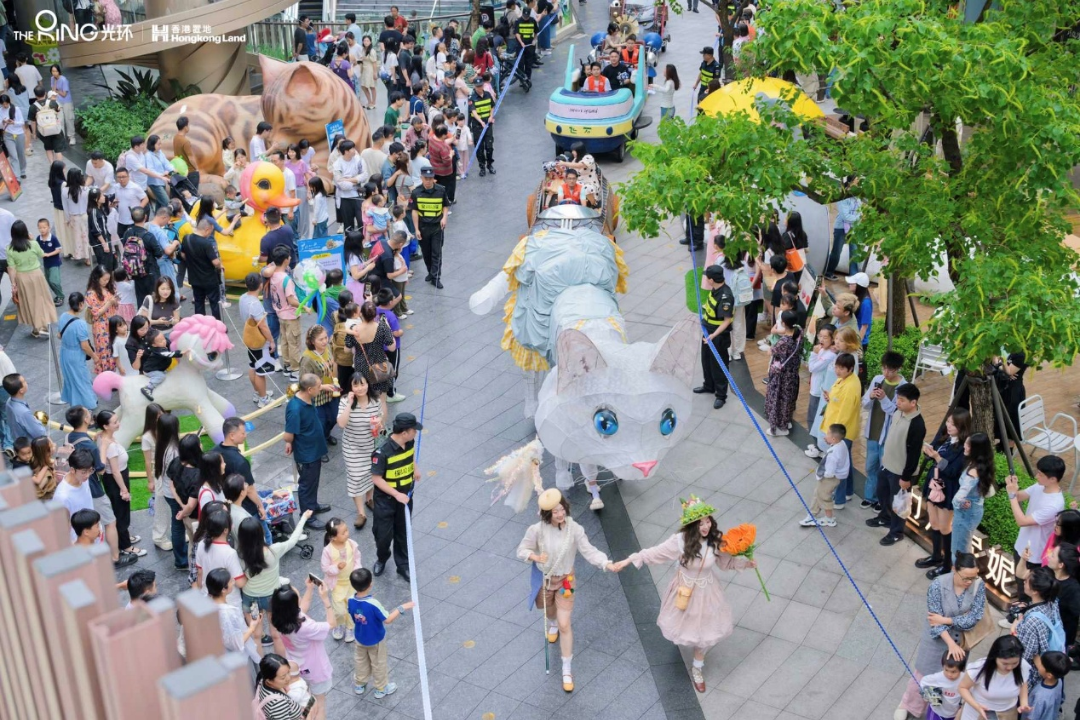 ▲光环购物公园活动。（企业供图）