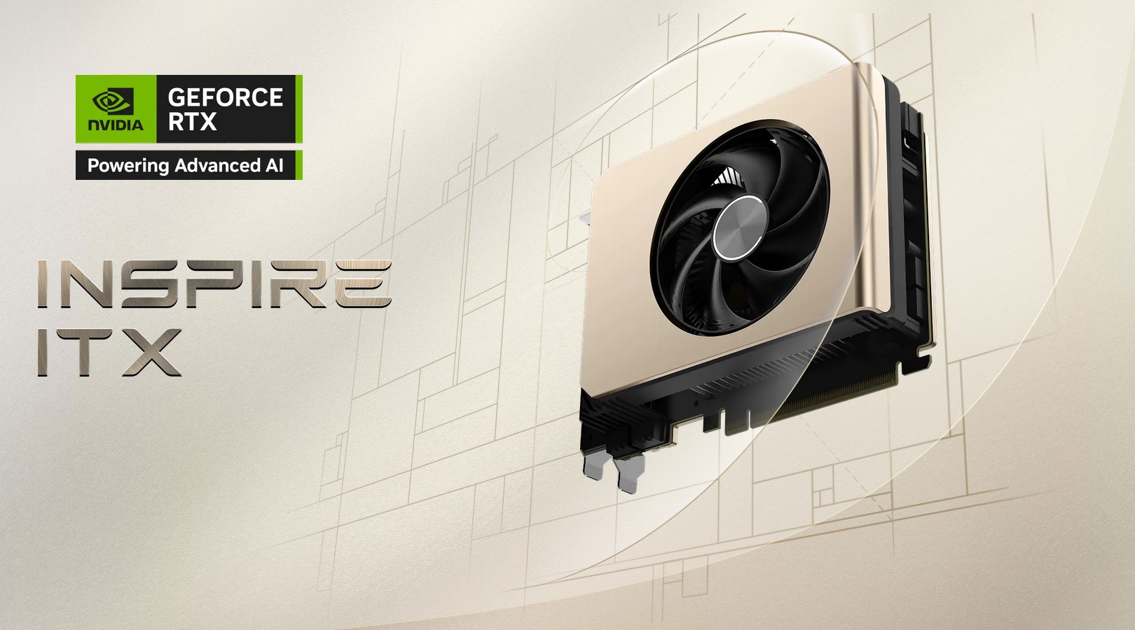 MSI启动RTX 5060 8G Inspire ITX“硬核”单风扇小型图形
