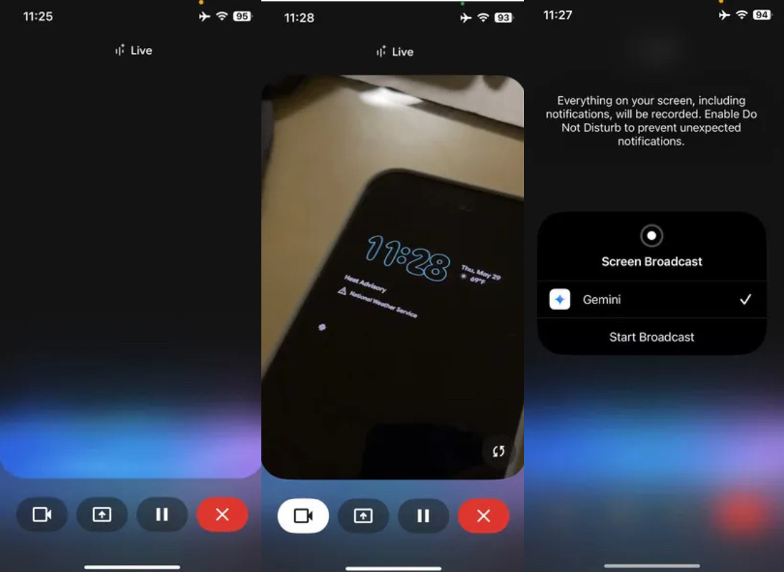 谷歌Gemini Live 功能登陆苹果iOS / iPadOS 平台，美区可体验AI 识屏识场景