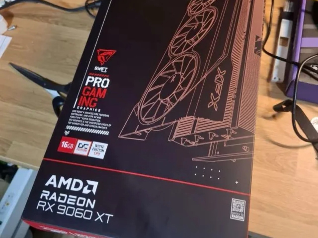 AMD RX 9060 XT图形卡可以在小超频后达到RX 7700 XT