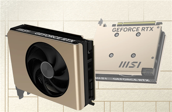 最小的MSI RTX 5060卡已经出生了！独特的风扇，长