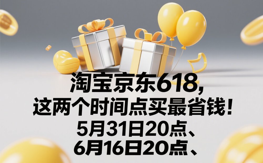 什么时候最便宜的618？从晚上8点开始，2025年的