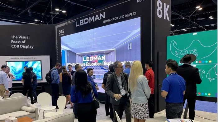 △往年雷曼参加InfoComm USA现场图