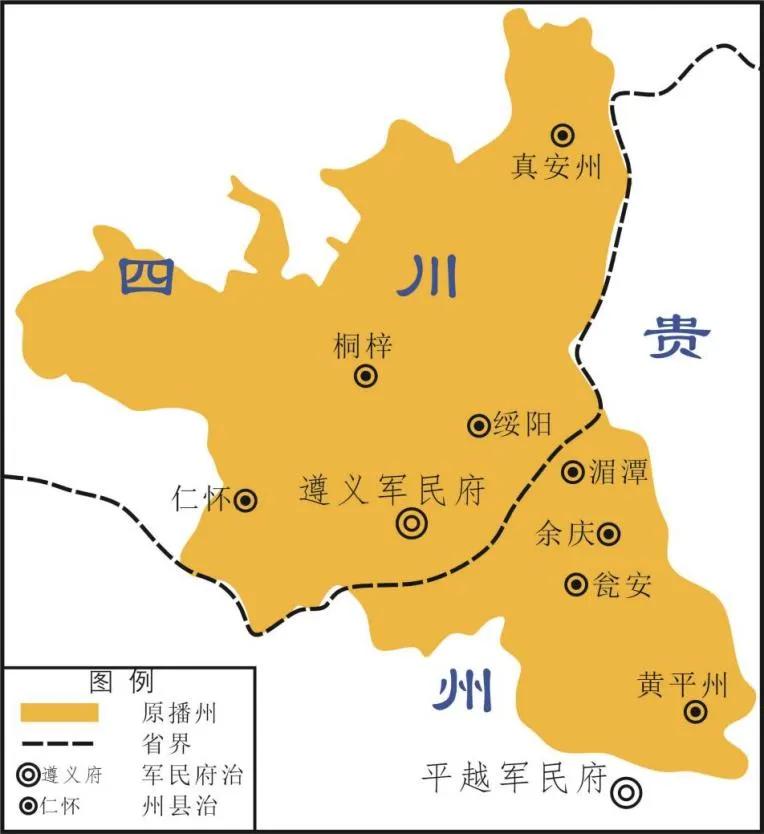根据谭其骧主编《中国历史地图集》改绘)同时,改土归流始终以维护国家