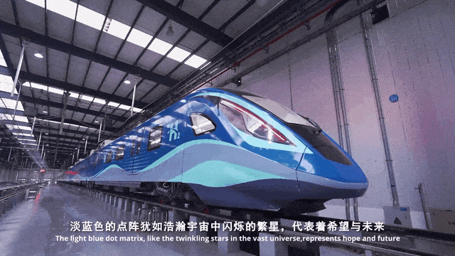 ▲全球首列时速160公里氢能源市域列车 图源成都发布