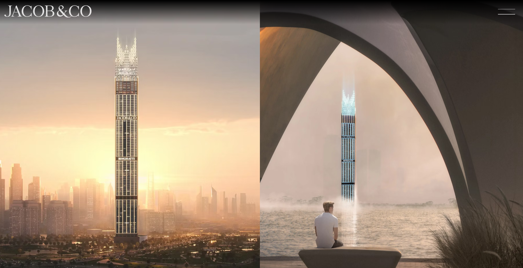 Burj Binghatti Jacob & Co Residences建筑效果图