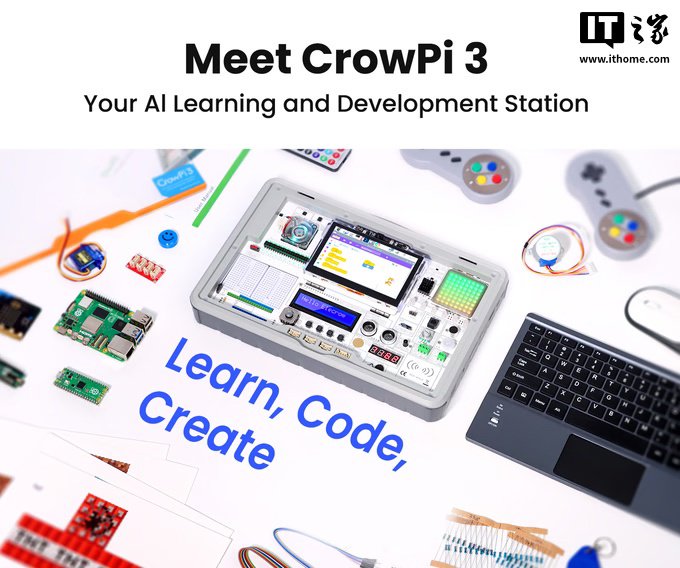 Elecow Crowpi 3允许基于RaspberryPi5进行众筹