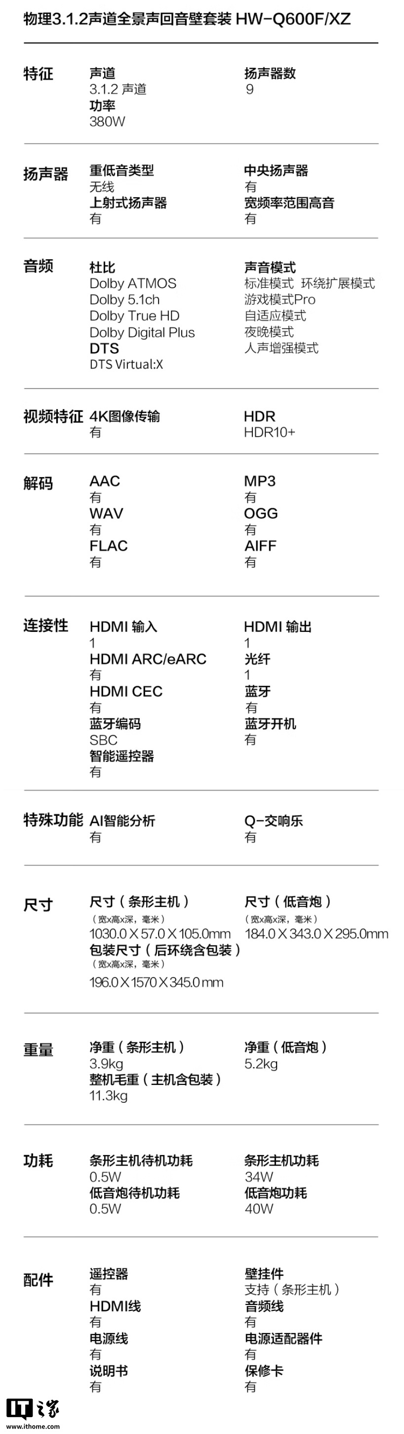 京东三星 HW-Q600F / XZ 回音壁券后 2339.1 元点此访问