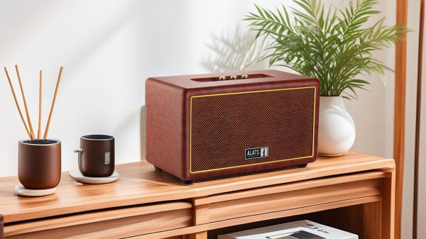 Alrats Retro桌面音频H1，经典线条设计设计