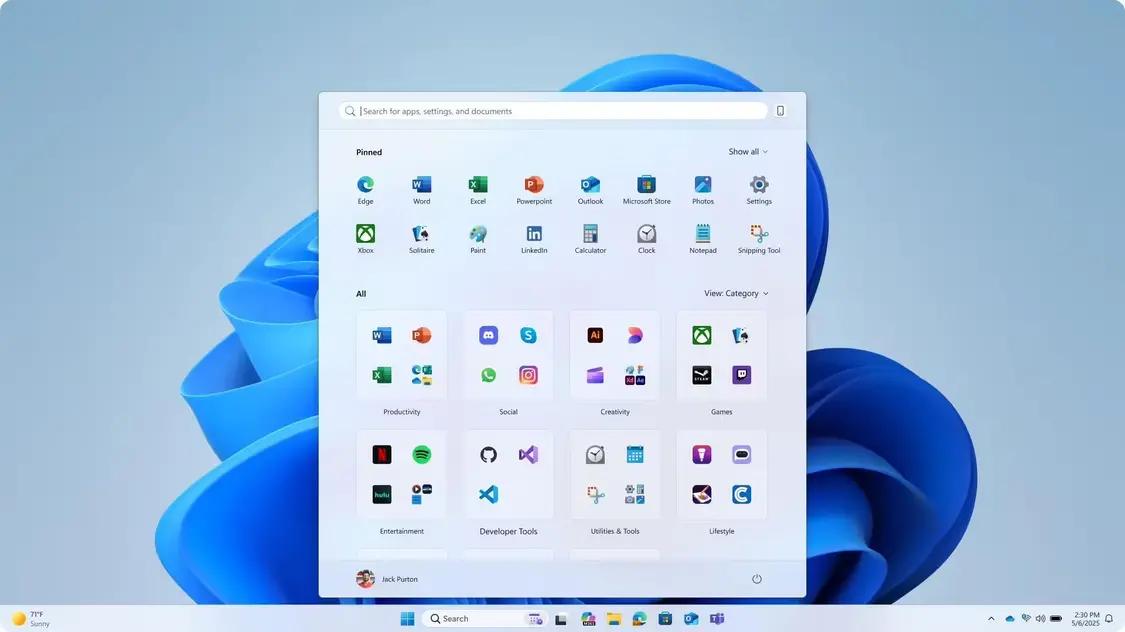 Microsoft发布了Win11 Beta 26120.42