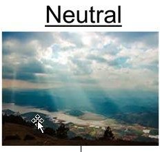 图5 热色、中性（一张纸）、冷色CCT示例